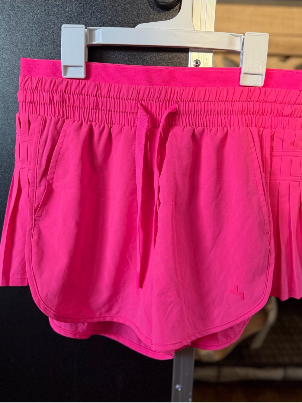 JoyLab Bright Hot Pink Athletic Shorts with Drawstring
